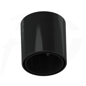 Złączka rury spustowej PVC ⌀ 63 firmy KROP kolor czarny